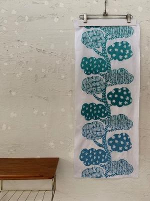 手ぬぐい　松の木　島塚絵里　Eri　Shimatsuka