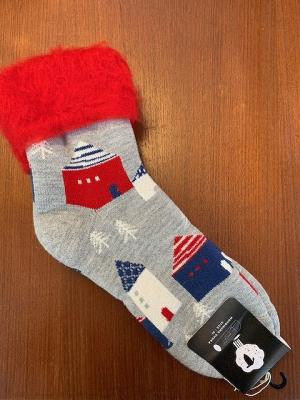 モコモコソックス　TALO　お家　グレー