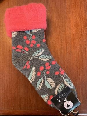 モコモコソックス　MARJA　ベリー　グレー