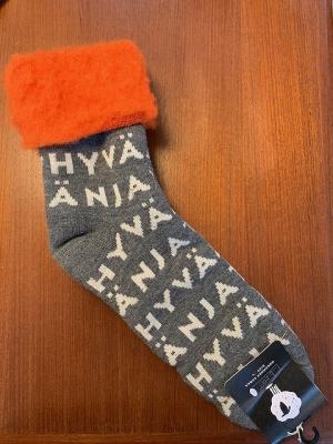 モコモコソックス　HYVAA　PAIVANJATKA!　よい1日を!　　Lサイズ