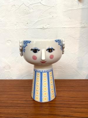 EVA　Flowerbase　lightblue　H18.5cm