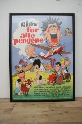 Stov　for　Alle　Pengene　デンマーク　ポスター　フレーム込