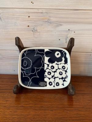 Unikko　Kollaasi　plate　15x12cm　marimekko　マリメッコ