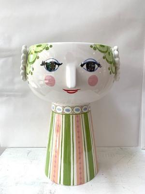 EVA　フラワーベース(グリーン)　H23.5cm　ビヨン・ウィンブラッド　Bjorn　Wiinblad