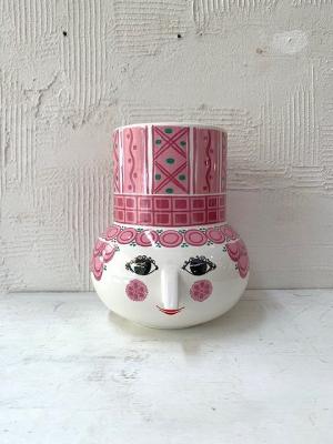 Olga　フラワーベース(ピンク)H15cm　ビヨン・ウィンブラッド　Bjorn　Wiinblad