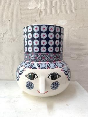 Olga　フラワーベース(ブルー)H20cm　ビヨン・ウィンブラッド　Bjorn　Wiinblad