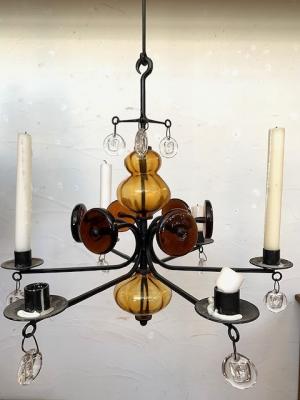 エリック・ホグラン　シャンデリア　キャンドルスタンド　ヴィンテージ