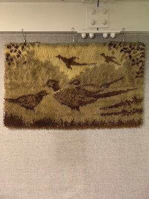 ヴィンテージ　ラグ　ラグマット　111x65cm