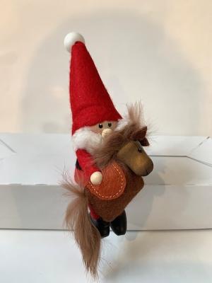 ノルディカニッセ　馬を抱えたサンタ　レッド
