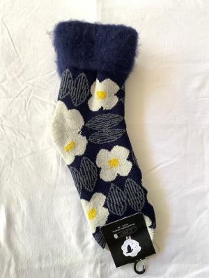 from　F　もこもこソックス　kukkapuutarha/navy