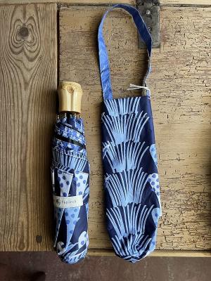 折りたたみ傘　Metsa　Navy　ERI　SHIMATSUKA